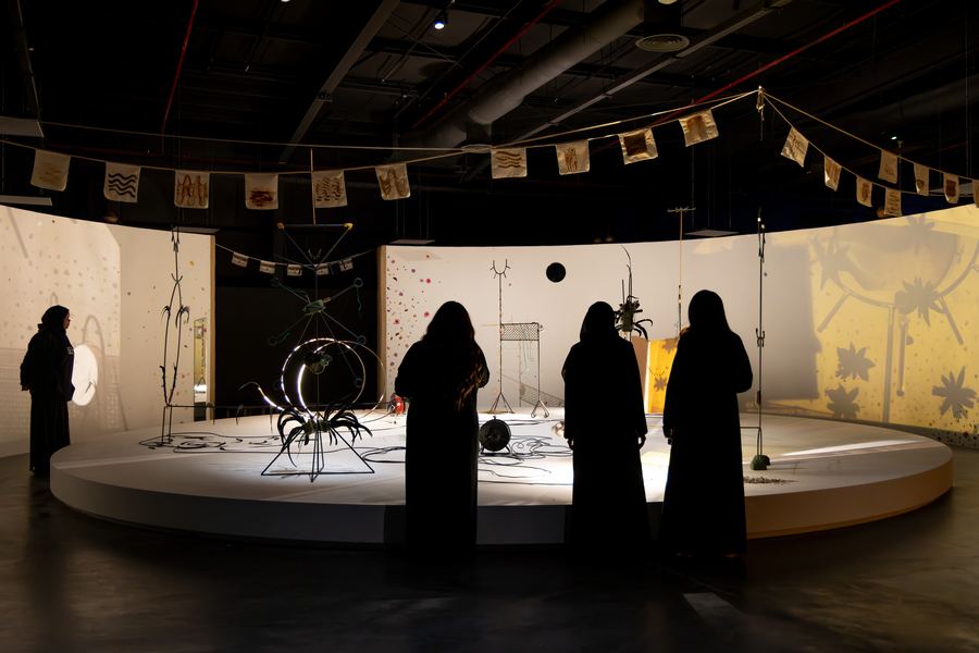 Installation view, Dineo Seshee Bopape