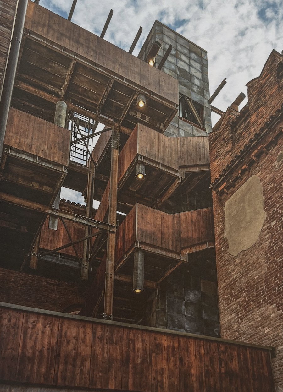 Palazzo della Podestà, Mantova, restored tower interior stair